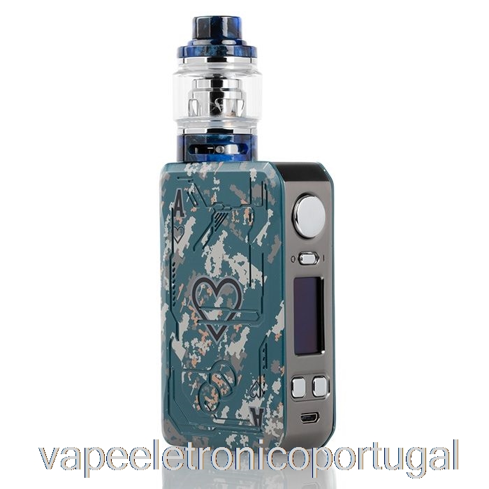 Vape Eletrônico Teslacigs Poker 218w Starter Kit Azul